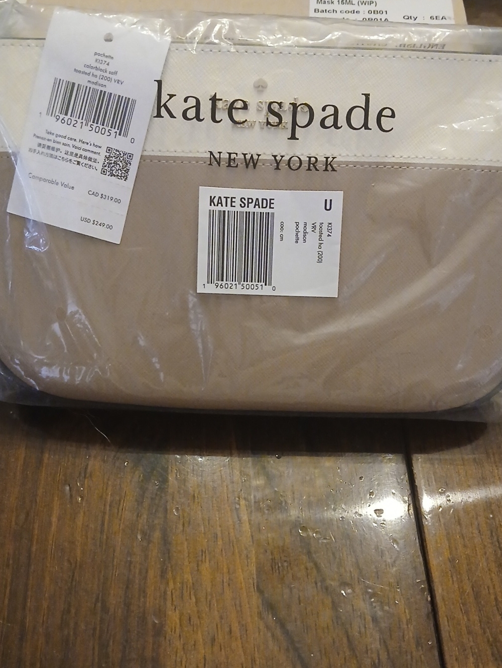 kate spade beige crossbody Madison